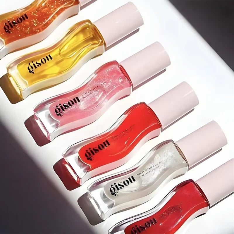 Gloss Labial Hidratante Honey Gold 6 em 1 para Cuidados com os Lábios