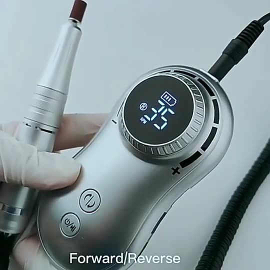 Lixadeira Elétrica Portátil para Unhas, Máquina de Manicure e Pedicure PM Electric Nail Drill