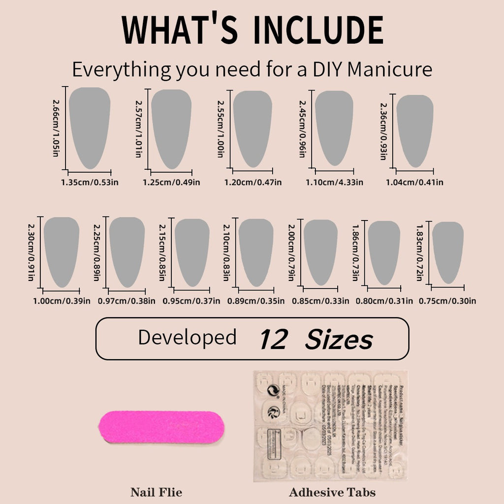 Manicure francesa em formato amendoado, unhas postiças onduladas douradas cor de pato mandarim, produto finalizado