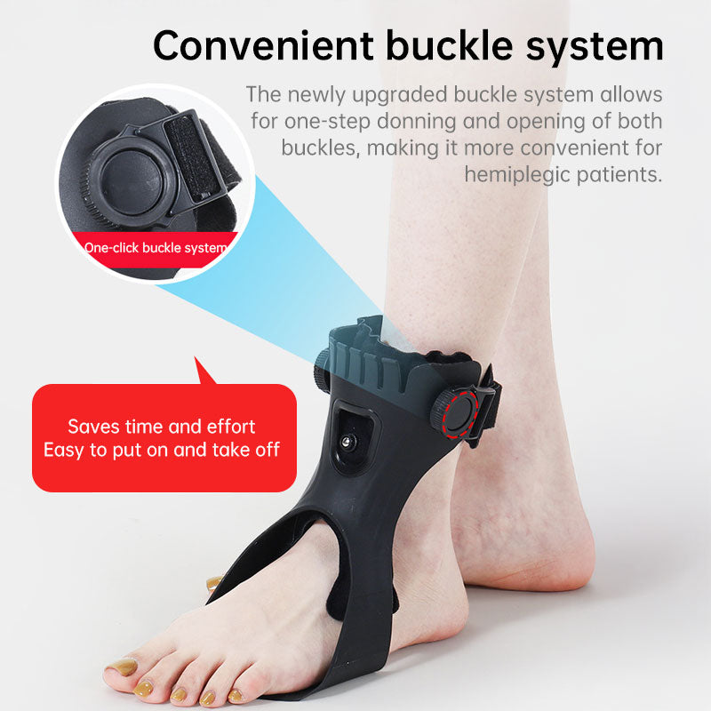Tala noturna ajustável para fascite plantar com airbag, suporte para pé caído dorsal, ajuste confortável.