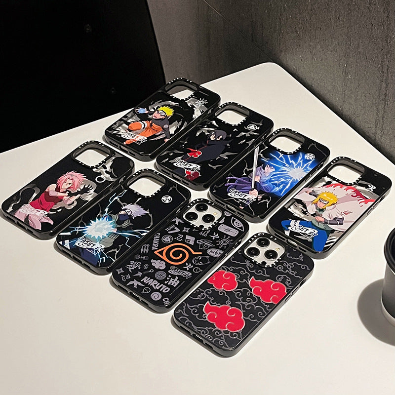 Versão atualizada do Naruto, capa para iPhone 15 Pro Max, modelo 14 Pro, da marca Trendy, com capa rígida de 13/12 polegadas.