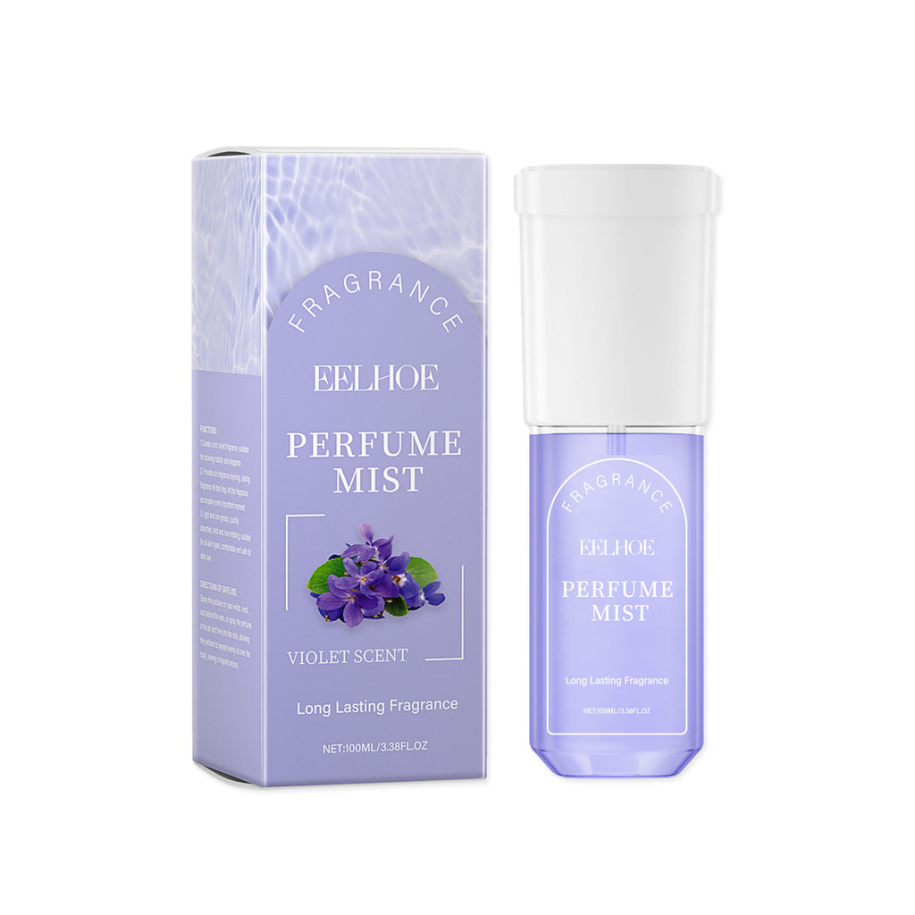 EELHOE Perfume Corporal em Spray Flor de Violeta, Fragrância Natural Fresca e Agradável, Leve e Delicada.