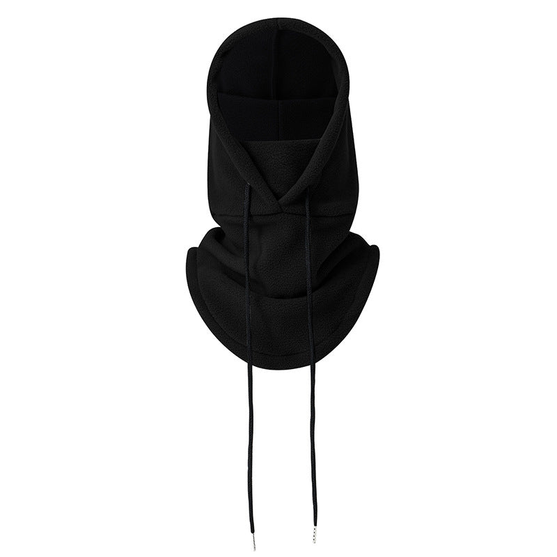 Gorro de ciclismo para atividades ao ar livre no inverno, protetor de pescoço grosso e quente, gorro para esqui, máscara facial de lã polar