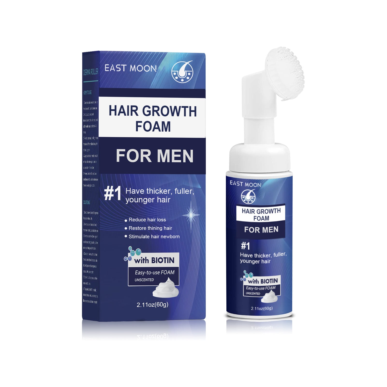 Máquina de espuma para cabelos masculinos, repara a raiz do cabelo, espuma hidratante e espessa para cabelos masculinos.