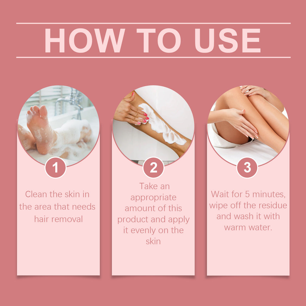Creme Depilatório OceAura, fácil de remover pelos do corpo, refrescante, deixa a pele limpa e macia. Creme depilatório suave.