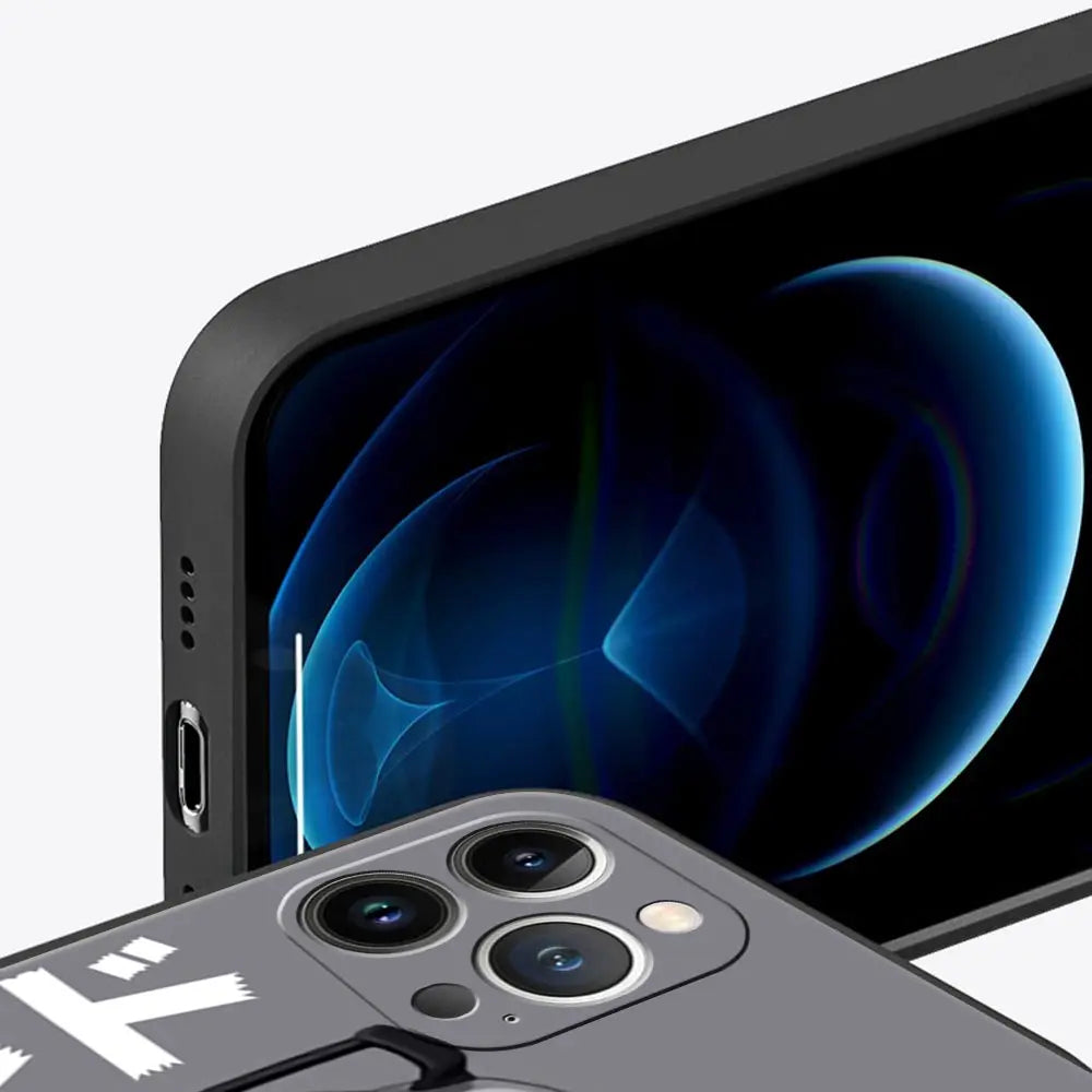 Capa de luxo para iPhone 11 12 13 15 14 Pro Max X XR XS 7 8 Plus SE 2020, preta, macia, inspirada em carros esportivos JDM Tokyo Drift.