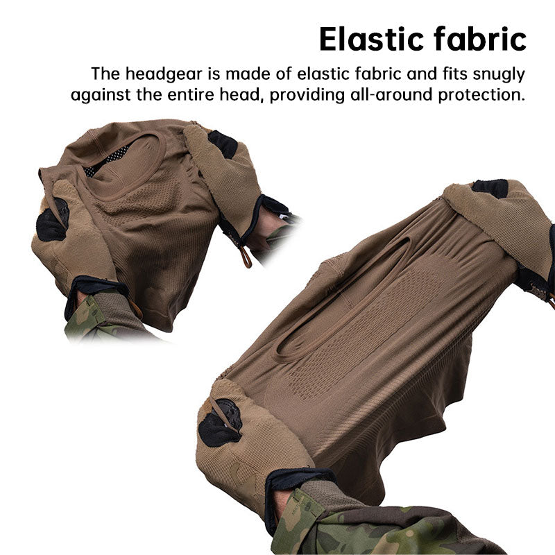 Balaclava Venom V1, máscara facial respirável com proteção UV para motociclismo e ciclismo.