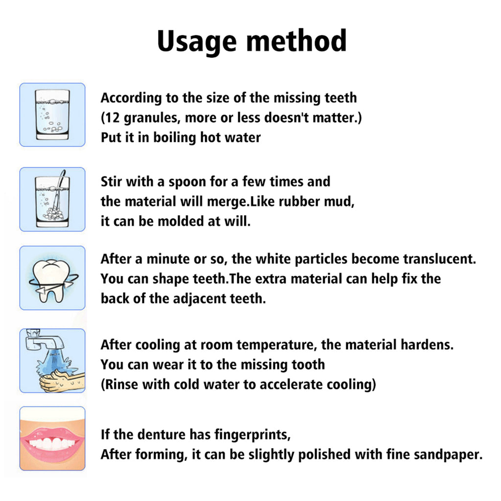 Vídeo sobre como moldar cola dental, maquiagem, modificação de dentaduras, obturações temporárias, preenchimento de buracos e obturações dentárias.