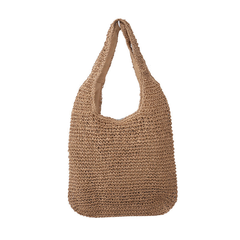 Bolsa de mão para uso diário, bolsa de tecido versátil para viagens, bolsa de ombro.