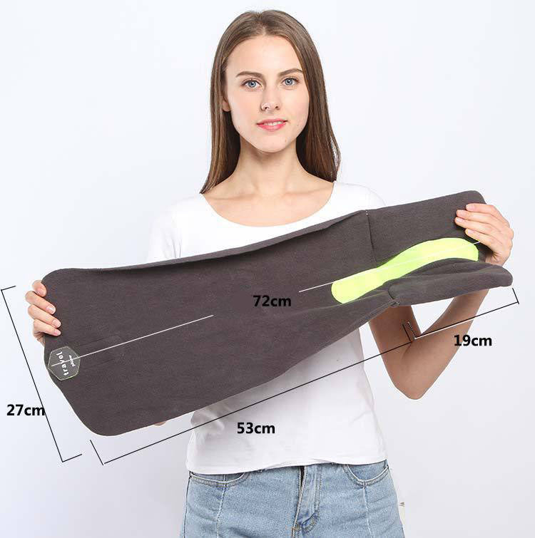 Travesseiro de viagem super macio para suporte do pescoço, ideal para avião, viagens, colo e soneca.