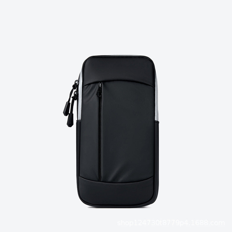 Bolsa de braço para celular para corrida, bolsa para celular para atividades ao ar livre, alça de braço para celular masculina e feminina, capa de pulso esportiva para celular à prova d'água.