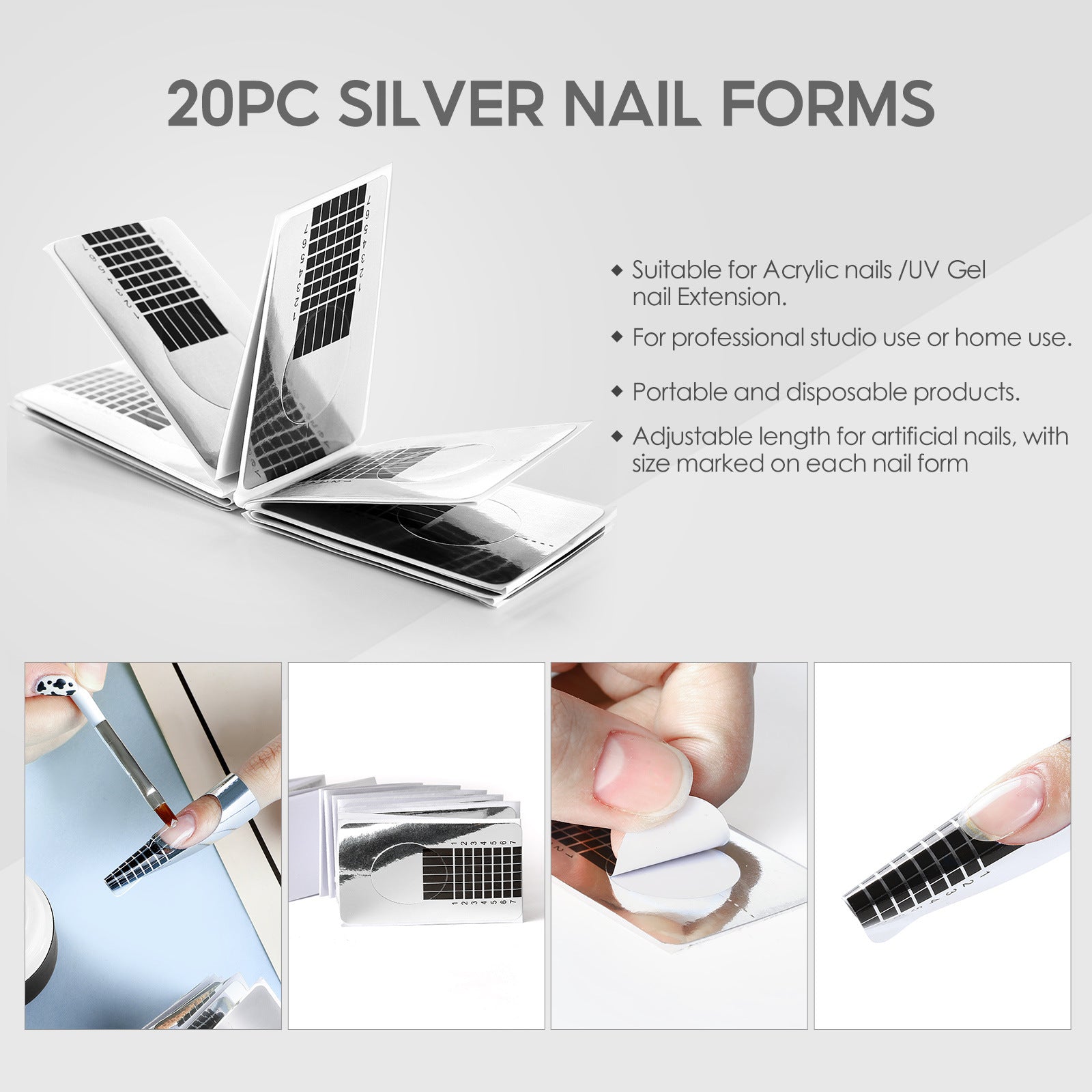 Conjunto de Pó de Cristal COSCELIA 30ml com Líquido de Cristal para Unhas Esculpidas e Alongadas - Ideal para Iniciantes