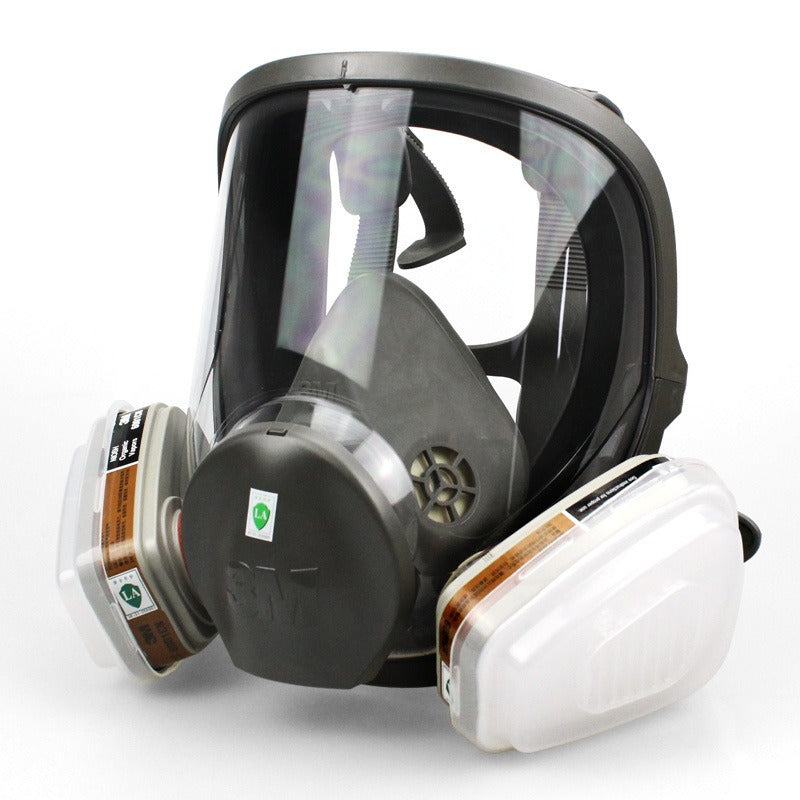 Máscara 3M 6800 de proteção facial completa contra respingos de tinta, odores e poeira industrial.
