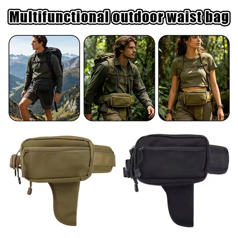 Bolsa tática de cintura para pistolas Glock e 1911 – Bolsa de cinto para porte velado de pistola 9mm, ideal para caça e airsoft.