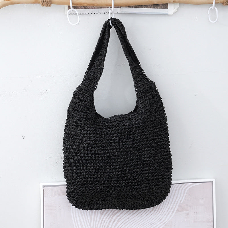 Bolsa de mão para uso diário, bolsa de tecido versátil para viagens, bolsa de ombro.