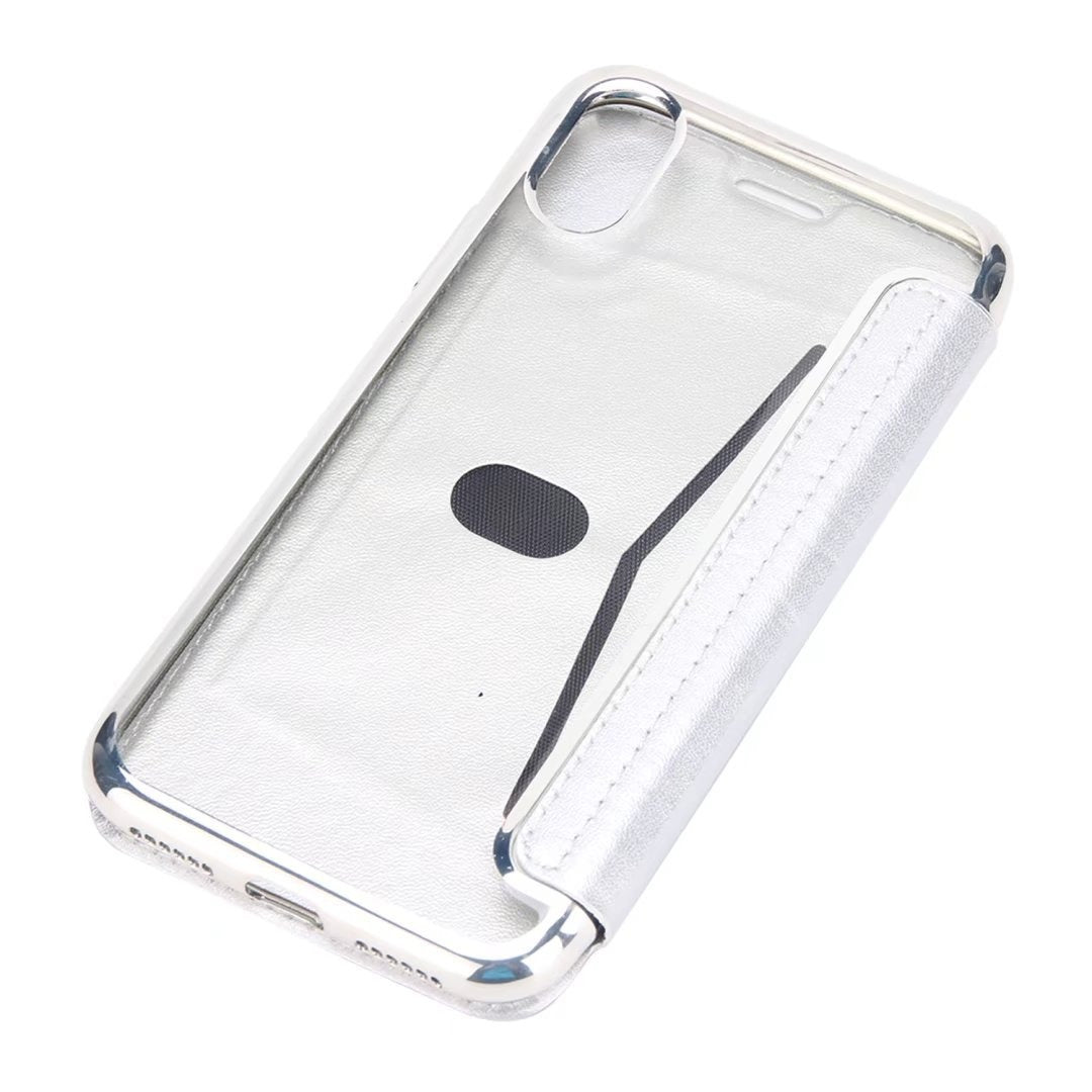 Capa ultrafina para iPhone 15, capa protetora de TPU eletroplaqueada para iPhone XR, capa flip de couro para iPhone 12 e capa para iPhone 14.