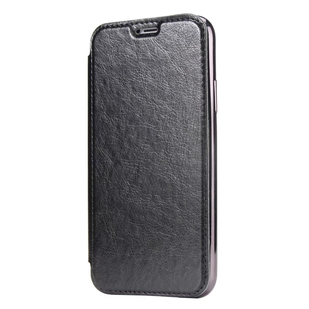 Capa ultrafina para iPhone 15, capa protetora de TPU eletroplaqueada para iPhone XR, capa flip de couro para iPhone 12 e capa para iPhone 14.