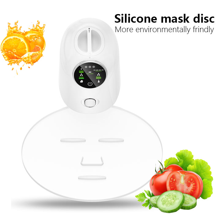 Máquina de Máscara Facial de Frutas e Vegetais, Máquina de Máscara Facial Caseira de Frutas e Vegetais, Instrumento de Beleza