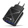 Carregador de celular com carregamento rápido USB duplo de 36 W PD+QC3.0 2.4 A
