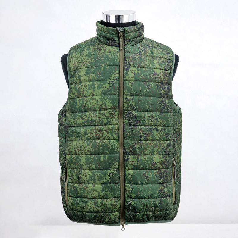 Colete Anorak Camuflado Gorka da Época da Guerra Fria - Jaqueta de Campo com Padrão Russo KLMK, Algodão Leve, Modelo Blusão de Combate Sem Mangas