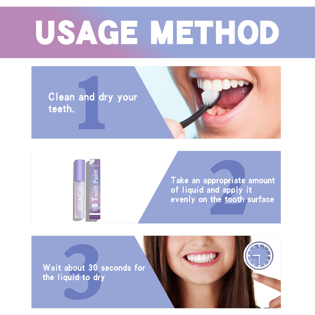 Caneta Clareadora Dental, Higiene Bucal, Limpeza de Manchas, Dentes Brancos, Hálito Fresco
