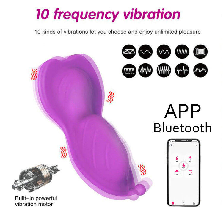 Aplicativo Remote Wear Wave Of Flowers com controle remoto sem fio para casais, com potente massagem vibratória, ideal para sexo erótico.