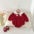 Roupa de primavera para bebê recém-nascida, body com estampa de lua cheia para aniversário de 100 dias, macacão de algodão de alta qualidade.