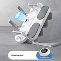 Banco de musculação multifuncional 6 em 1 para exercícios de peito, abdômen, braços e costas. Equipamento completo para treinamento de força.
