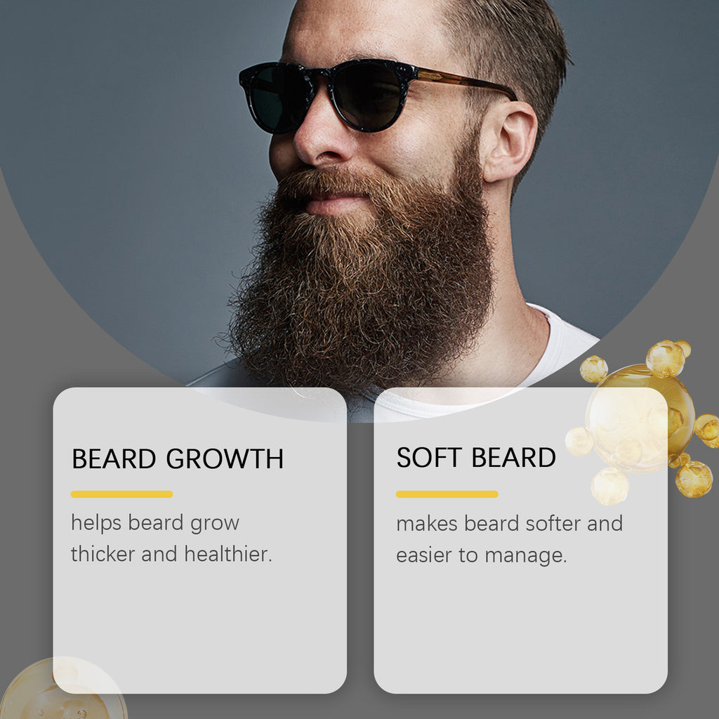 Óleo para Barba Masculina: Limpeza Suave, Hidratação e Amaciamento. Óleo Essencial para Barba.