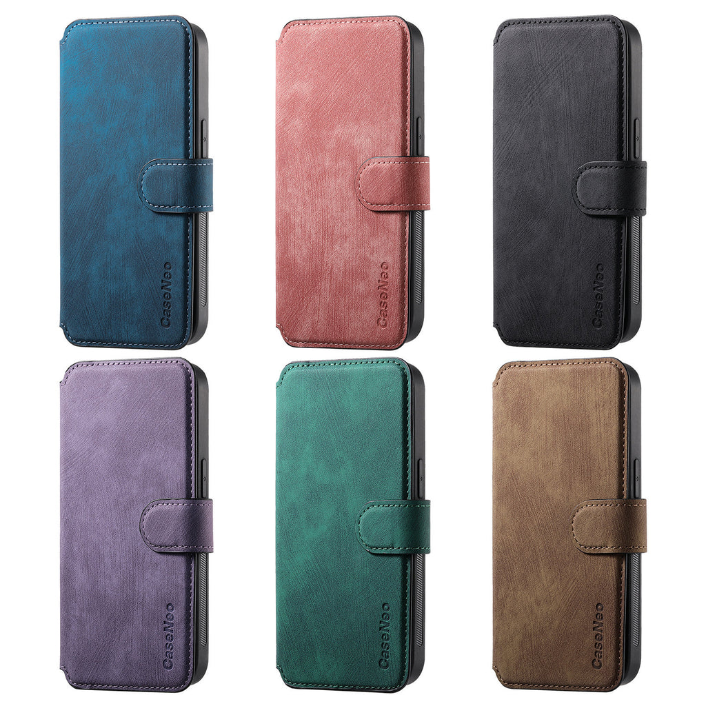 Nova separação magnética adequada para capa de celular Apple 16, Magsafe, forte ímã, capa flip de couro para iPhone 15, capa para iPhone 14.