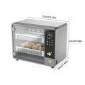 Incubadora automática para 24 ovos, máquina de incubação digital para galinhas, patos e codornas, equipamento avícola com controle por toque.
