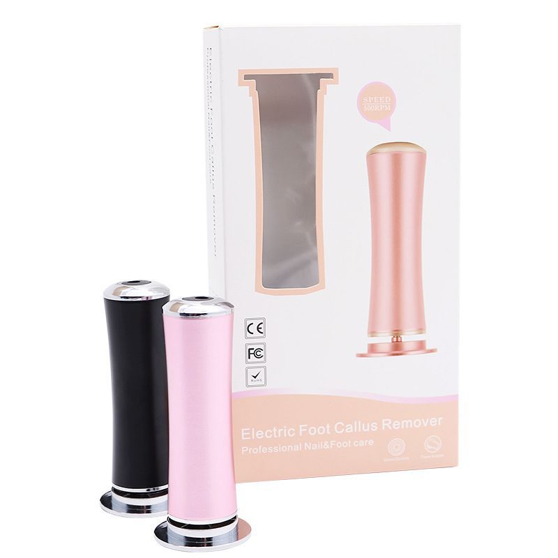 Lixa elétrica para pés, máquina de pedicure para remoção de calos e calosidades.