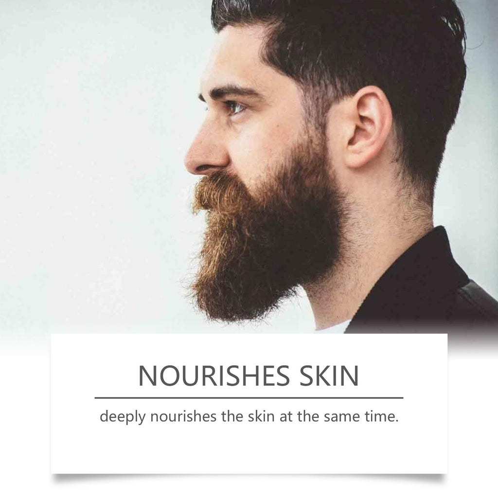 Óleo para Barba Masculina: Limpeza Suave, Hidratação e Amaciamento. Óleo Essencial para Barba.