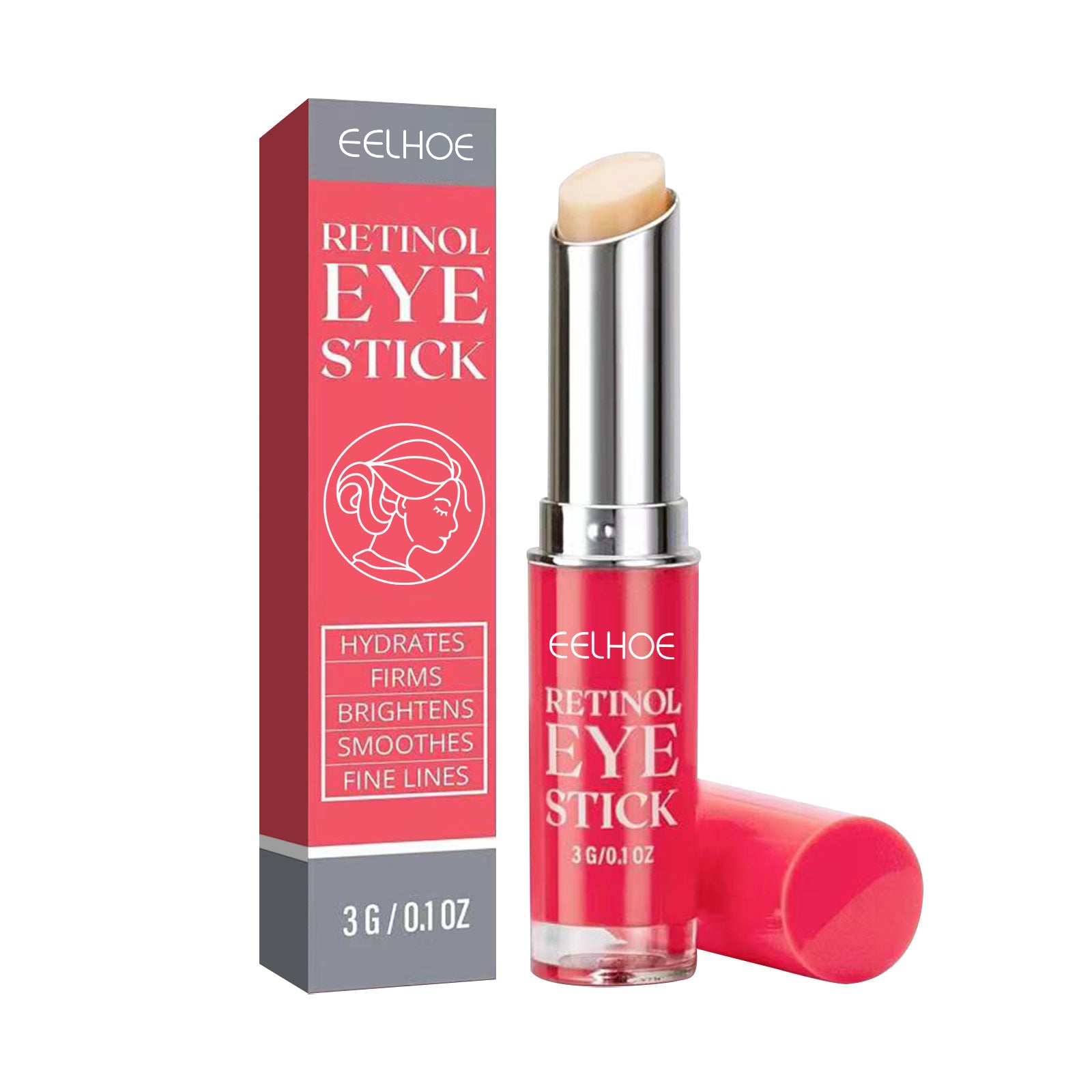 EELHOE Creme para Olhos com Retinol em Bastão: Hidratante e Nutritivo para uma Pele ao Redor dos Olhos Macia e Suave.