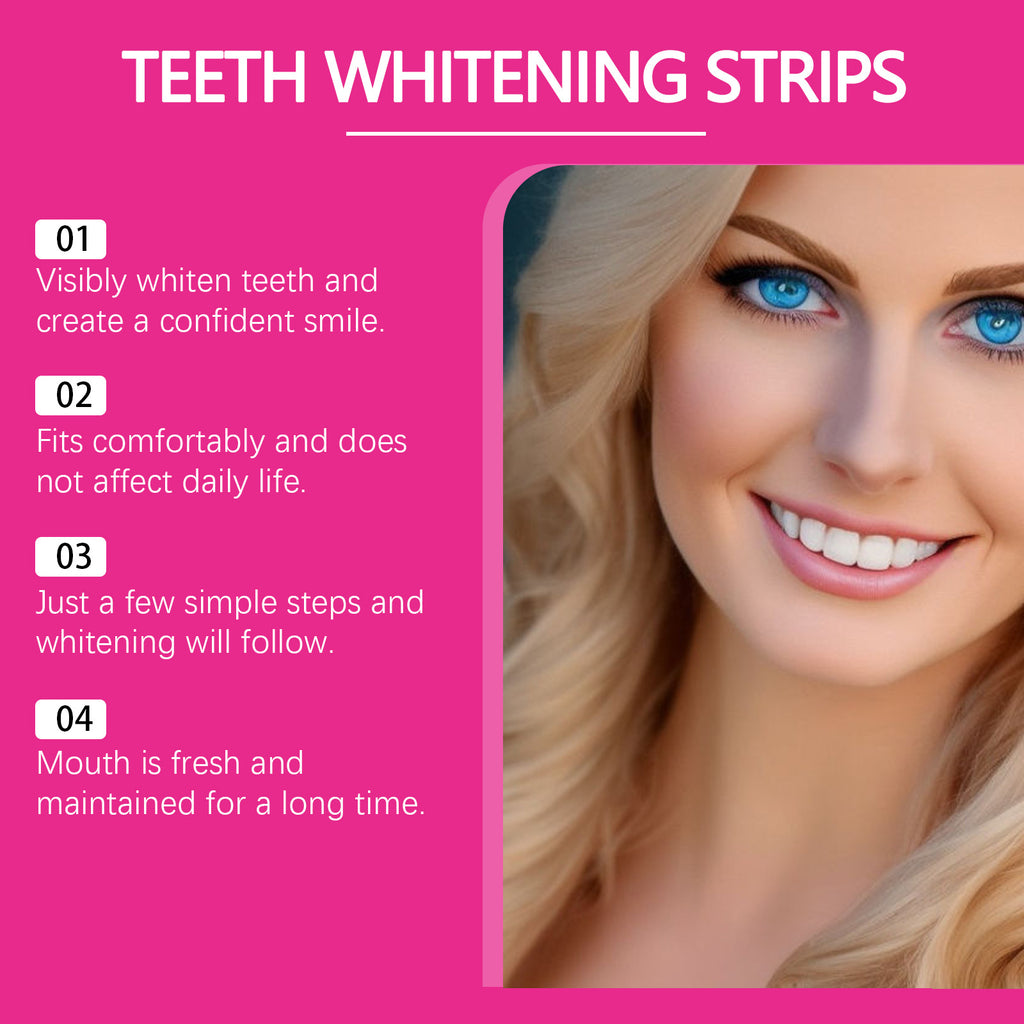 Adesivo clareador dental Oralhoe para limpeza de manchas, tártaro e dentes amarelados. Adesivo portátil para clareamento bucal.