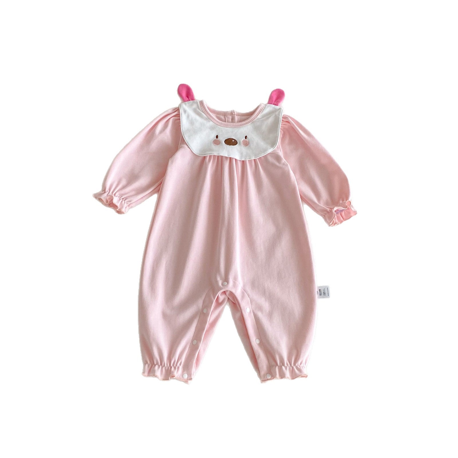 Conjunto de outono para bebê, body para recém-nascido, roupa de primavera e outono, macacão de algodão super fofo com estampa de lua e ideal para engatinhar até os 100 dias.