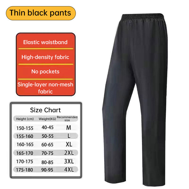 Conjunto de chuva ultraleve unissex - Jaqueta e calça impermeáveis e leves, ideal para atividades ao ar livre no verão, como pesca e ciclismo.