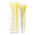 Creme dental Oralhoe sabor abacaxi, fragrância suave de frutas frescas, para limpeza bucal diária, clareamento e higiene bucal.