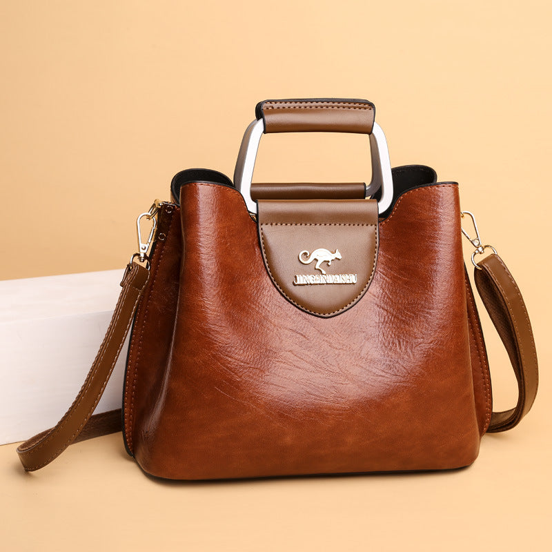 Bolsa feminina com design exclusivo, bolsa de ombro tipo tote com grande capacidade.
