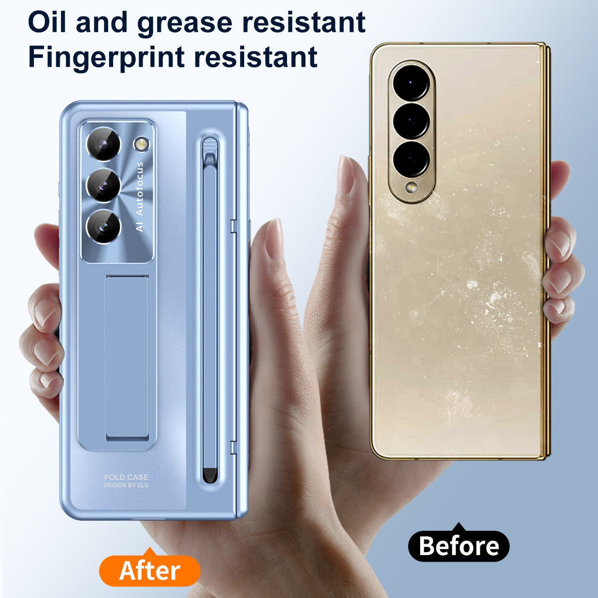 Capa protetora para celular Samsung Galaxy Z Fold6 com suporte integrado e caneta stylus, resistente a quedas. Compatível com Z Fold5.