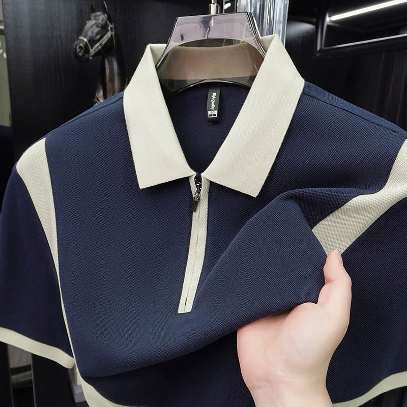 Men's Short - sleeve Lightweight Breathable T-shirt - e & cj8e & cj8