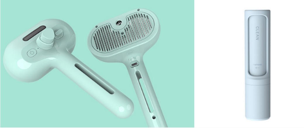 Pet Comb Self Cleaning Pets Hair Remover Brush For Dogs Grooming Tools Dematting Comb Built - in Mist Humidifier Pet Products - e & cj8e & cj8