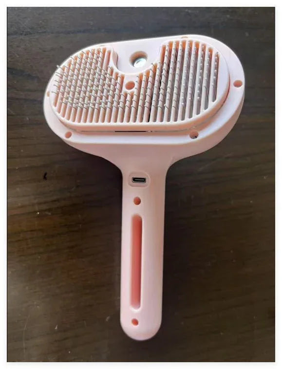 Pet Comb Self Cleaning Pets Hair Remover Brush For Dogs Grooming Tools Dematting Comb Built - in Mist Humidifier Pet Products - e & cj8e & cj8