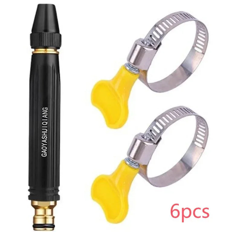 Portable High Pressure Washing Water Gun Car Wash Nozzle Adjustable Nipple Type Direct Spray Home Garden Shower Watering Hose - e & cj8e & cj8